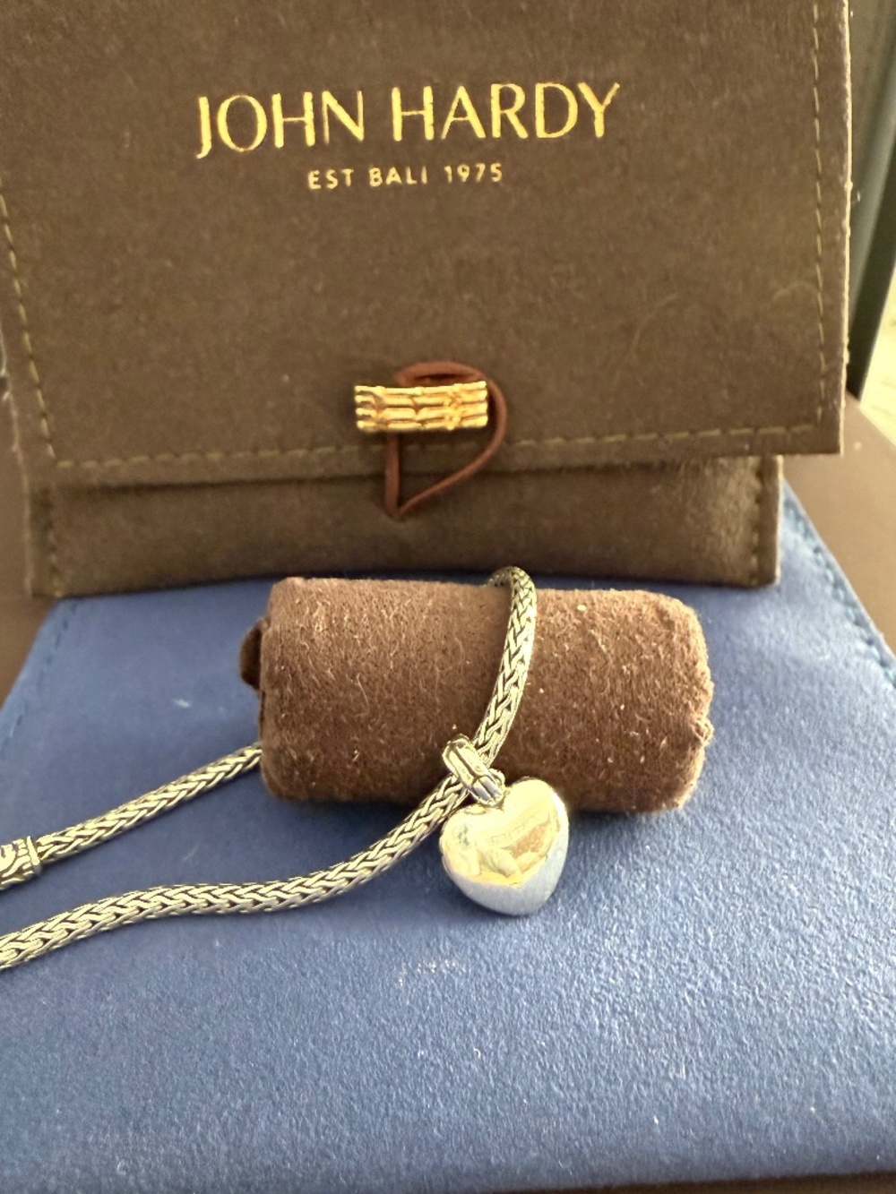 Classic John Hardy Silver Heart Bracelet